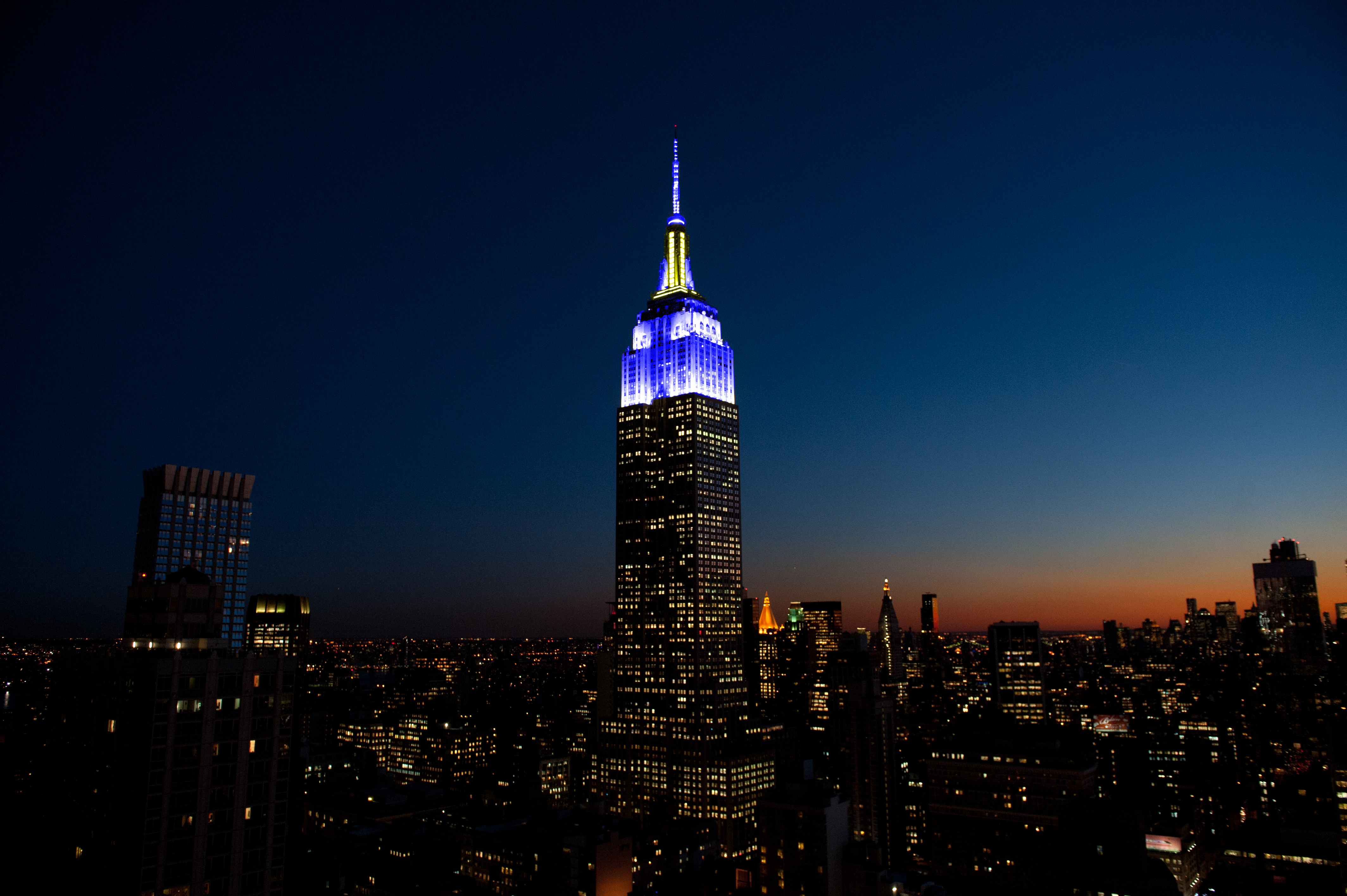 The Empire State Building Lights Red to Celebrate Lunar New Year